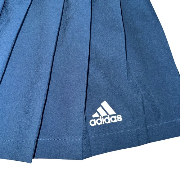 Adidas AEROREADY Skirt Women's XS Tennis Golf Athletic Blue Pleated Preppy‎ - Picture 3 of 8